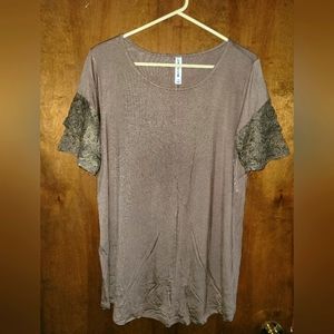 Beautiful brown lace top